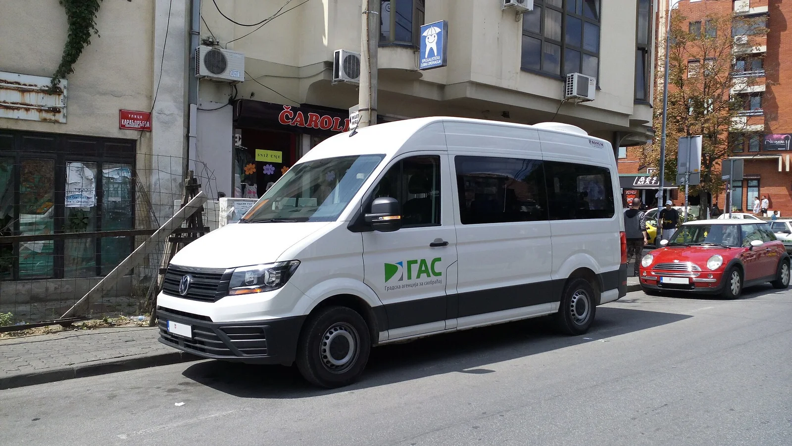 Second generation VW Crafter owned GAS, city's transporting company.